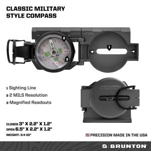 Compass Brunton F-9077 Lensatic Military-Style