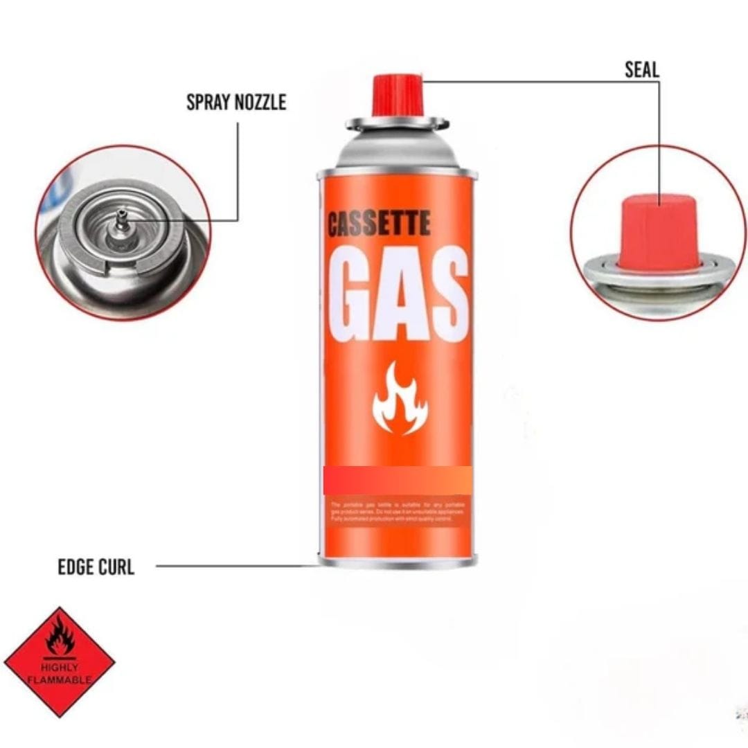 Butane Gas Canister 225GM (Pack of 5) - Image 2