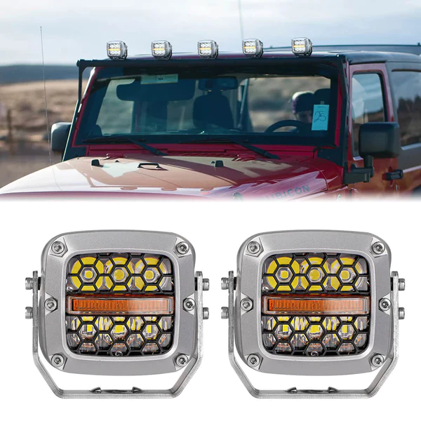 3.5 inch 60W Led Off Road Led Lights with Mounting Bracket (Set of 2) - Image 3